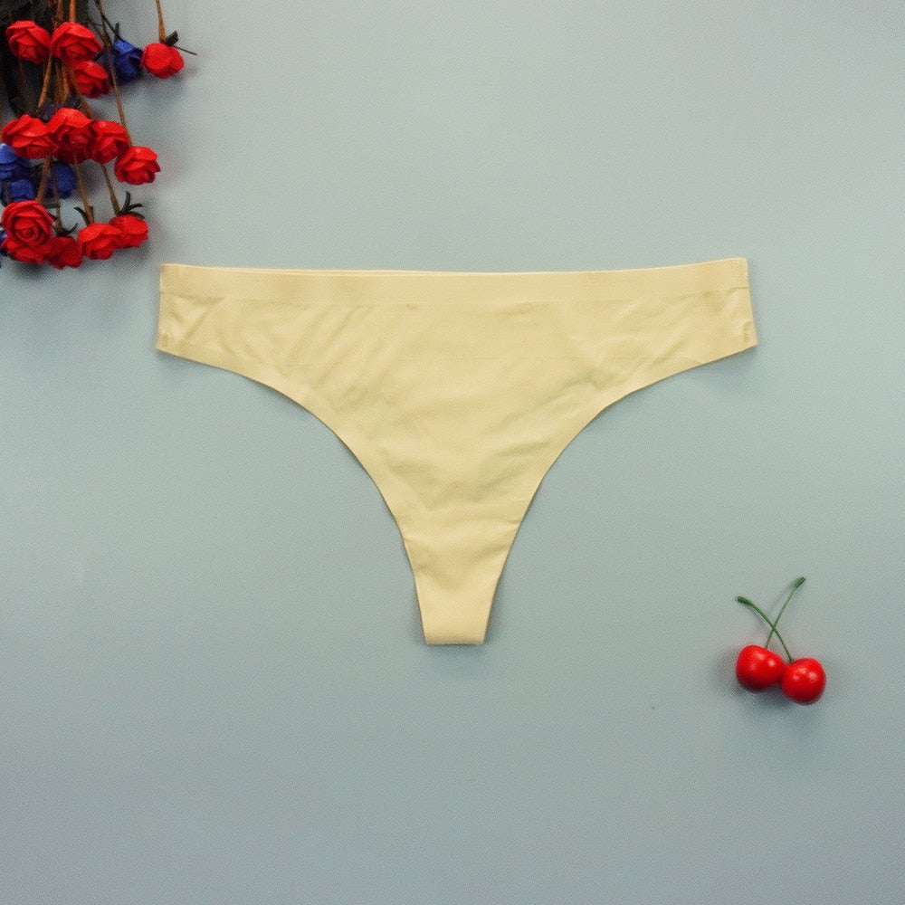 3 pack Seamless Thongs Underwear Panties Ice Silk Sports Intimate Panty G String Underpants The Clothing Company Sydney