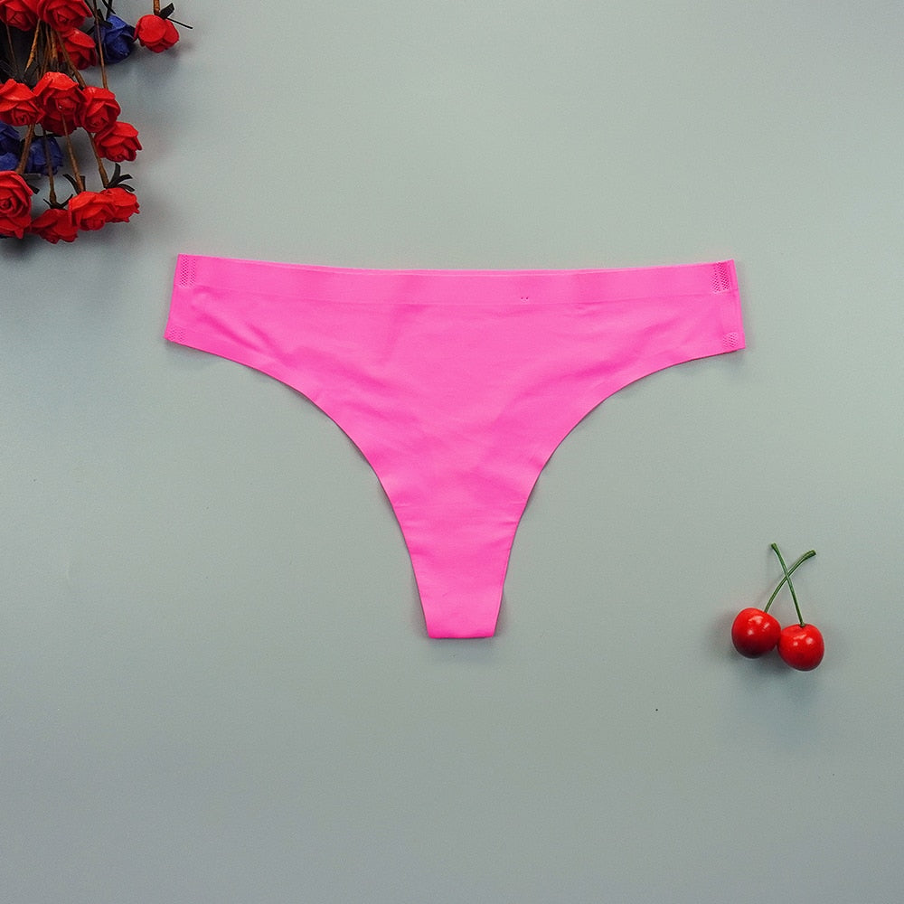 3 pack Seamless Thongs Underwear Panties Ice Silk Sports Intimate Panty G String Underpants The Clothing Company Sydney