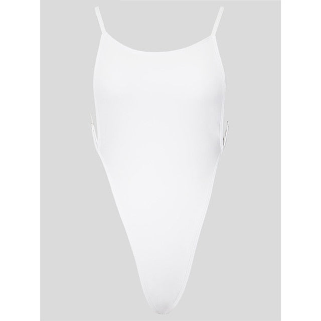 High Leg cut One Piece Swimsuit Thong Swimwear Trikini Backless Monokini Brazilian Bathing Suit The Clothing Company Sydney