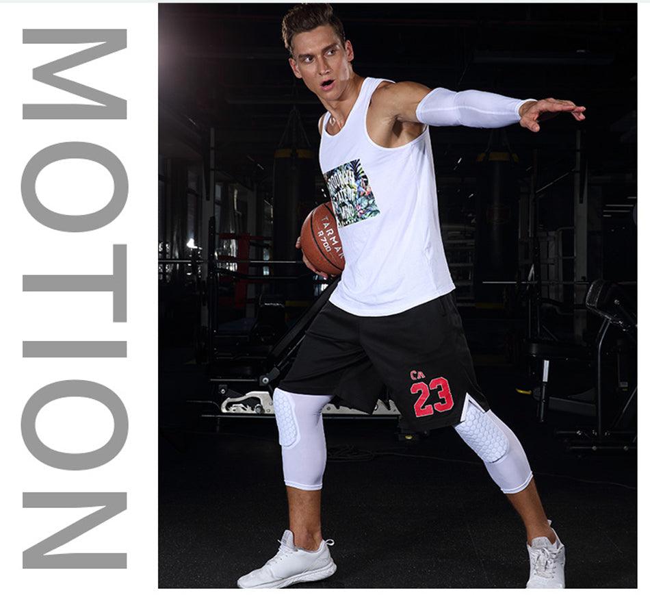1PC Basketball Knee Pads Protector Compression Sleeve Honeycomb Foam Brace Kneepad Fitness Gear Volleyball Support The Clothing Company Sydney
