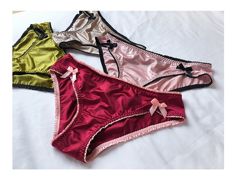 Sexy Cotton Yoga Briefs Solid Bow Panties Underwear Seamless Comfort Intimates Lingerie Ladies Low Waist Sports Underpants The Clothing Company Sydney