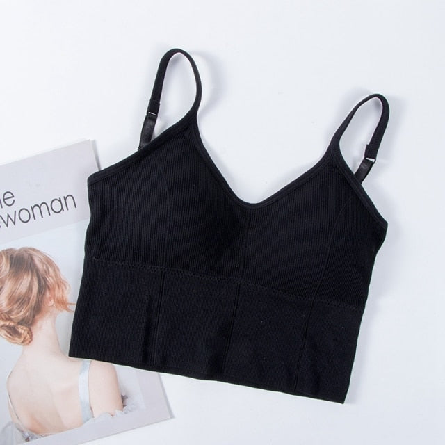 Backless Bralette Active Adjustable Strap Seamless Padded Bra Lingerie Cotton Wireless Comfortable Crop Top Brassiere The Clothing Company Sydney