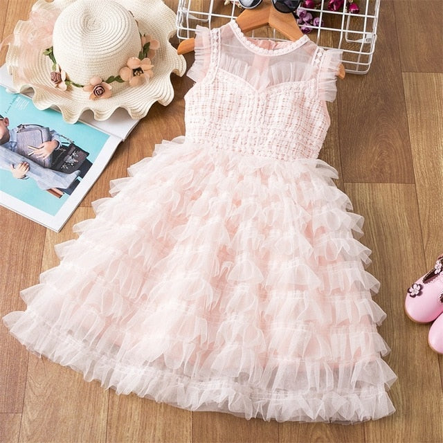 Princess Girls Clothes Children Clothing Summer Party tutu Kids Dresses for Girls Toddler Girls Casual Dress The Clothing Company Sydney
