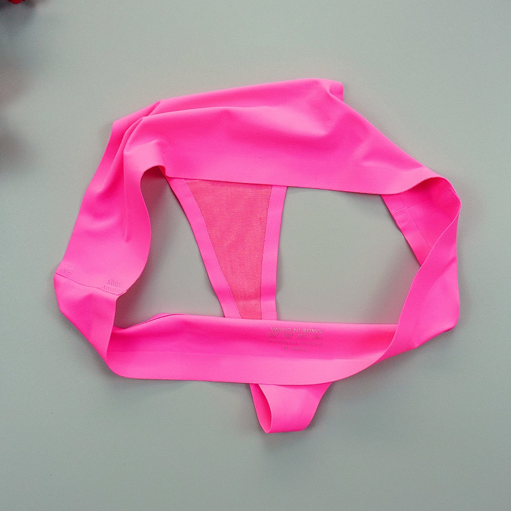 3 pack Seamless Thongs Underwear Panties Ice Silk Sports Intimate Panty G String Underpants The Clothing Company Sydney
