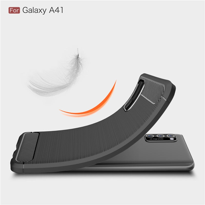Samsung Galaxy A41 Case For Samsung A41 Soft Armor TPU Bumper Phone Cover For Samsung M31 M21 M30S A71 A51 A41 Phone Case The Clothing Company Sydney