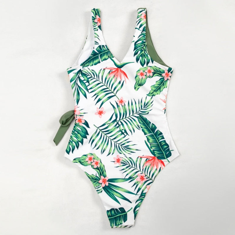Patchwork Print One Piece Swimsuit Closed Swimwear Push Up Body Swimming Bathing Suit Beach Pool Bather The Clothing Company Sydney