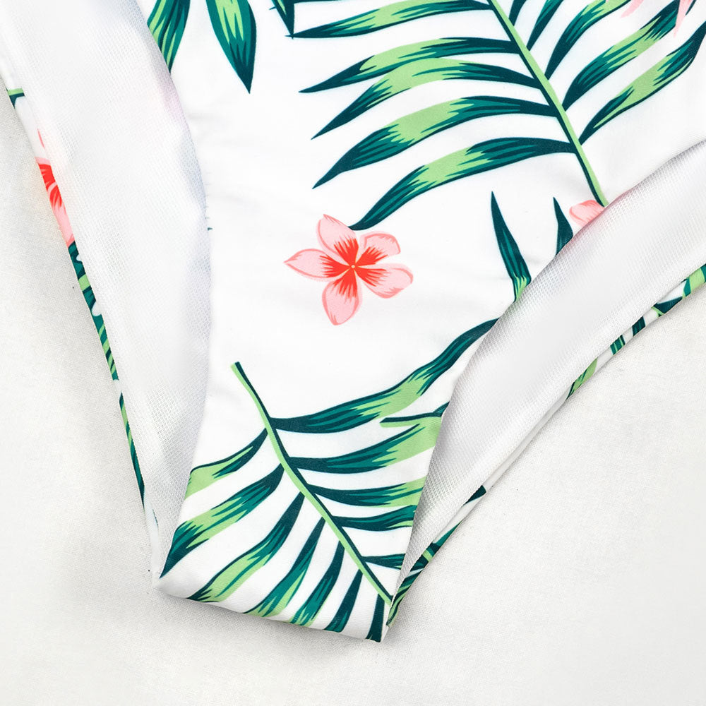 Patchwork Print One Piece Swimsuit Closed Swimwear Push Up Body Swimming Bathing Suit Beach Pool Bather The Clothing Company Sydney