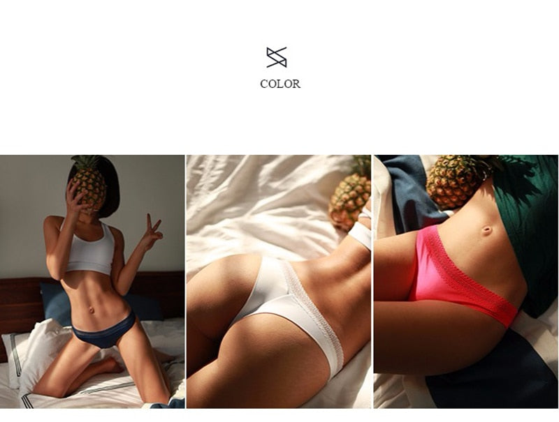 3 Pack Lace Thong G-String Cotton Underwear Lingerie Seamless Panty Intimates Briefs Panties The Clothing Company Sydney