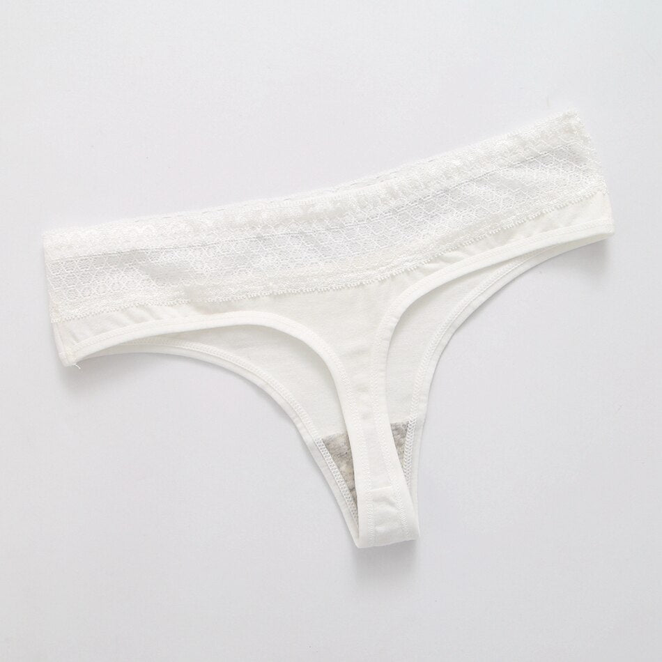 3 Pack Lace Thong G-String Cotton Underwear Lingerie Seamless Panty Intimates Briefs Panties The Clothing Company Sydney