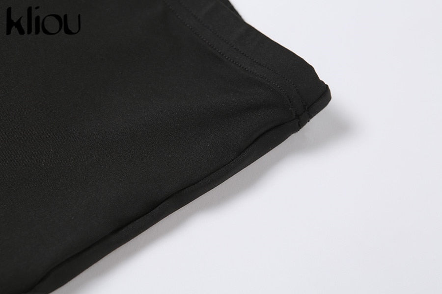 Solid Asymmetrical Two Piece One Shoulder Tracksuit Crop Tops+Elastic Bike Shorts Sporty Matching Suits Casual Outfit Set The Clothing Company Sydney