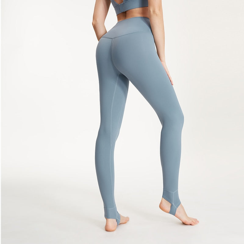 Women's High Waist Sports Yoga Pants Fitness Workout Stirrup Tummy Control Leggins for Running Gym Leggings The Clothing Company Sydney