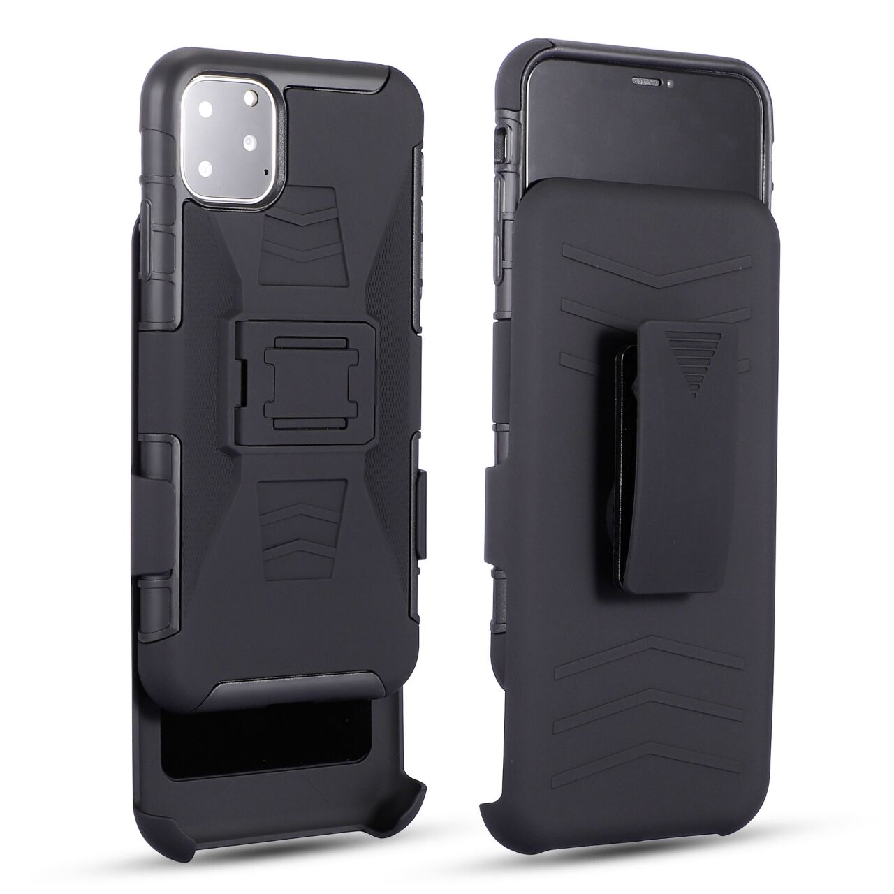 3 in 1 Armour Shockproof Case For iPhone 12 mini 11 Pro MAX XS XR X 6s 7 8 Plus Cases Belt Clip Full Protection Cover The Clothing Company Sydney