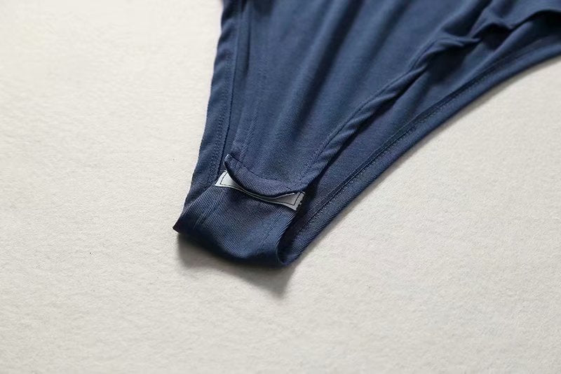 Cotton casual short sleeve summer letter embroidery contrast color rompers jumpsuit bodysuit The Clothing Company Sydney