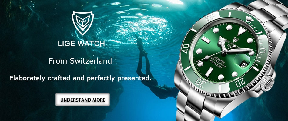 Mens Automatic Mechanical Tourbillon Clock Fashion Sport Diving Watch 100ATM Waterproof Luminous Watches The Clothing Company Sydney