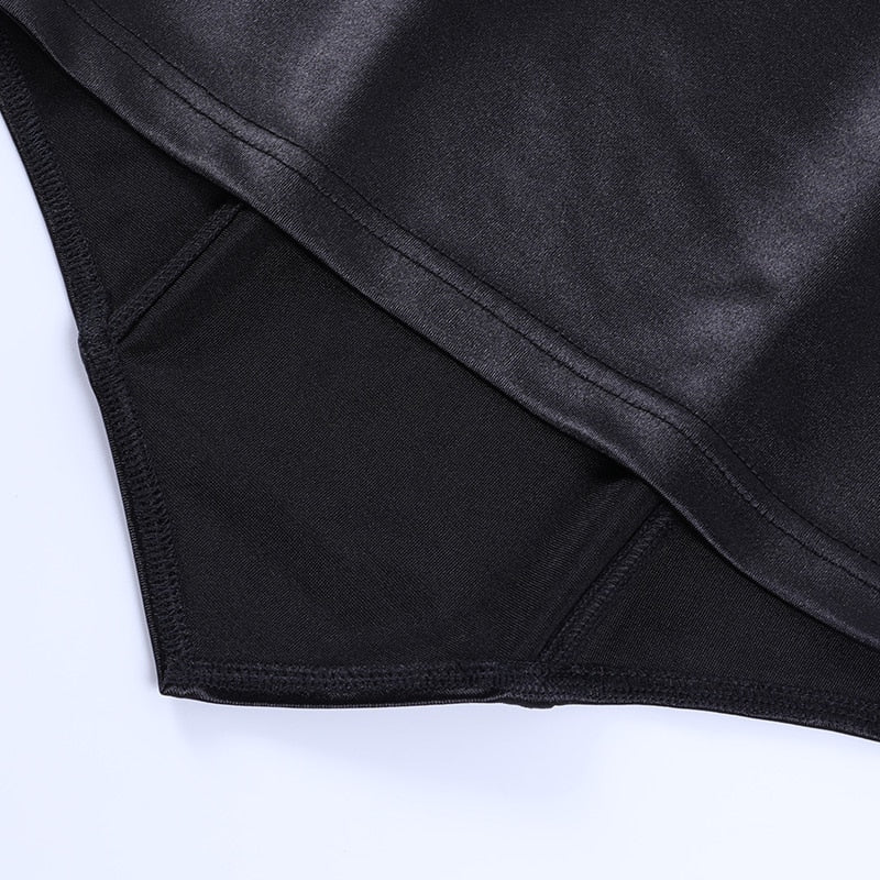 Solid Sleeveless Asymmetric Slim Skinny Corset Cropped Top 2021 Summer Casual Elegant Bustier Silk Women Tube Tops The Clothing Company Sydney