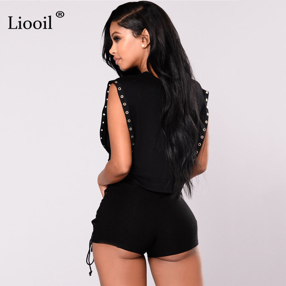 Sexy Bandage Jeans Shorts Women Rave Streetwear Hollow Out High Waist Jean Short Black Bodycon Denim Shorts The Clothing Company Sydney