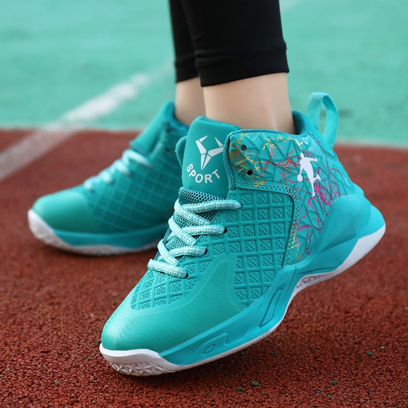 Boys Girls Basketball Shoes Soft Non-slip Kids Sneakers Thick Sole Sport Shoes Outdoor Trainers The Clothing Company Sydney