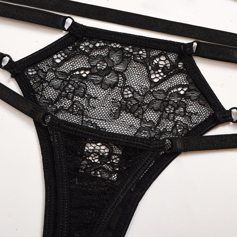 2 Piece Mesh Sheer Sexy Lingerie Spaghetti Strap Feather Patchwork Wear Cosplay The Clothing Company Sydney