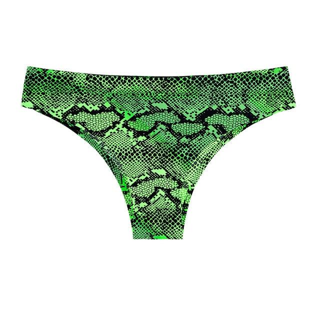 1 Piece Women's Panties Underwear Seamless Sports Leopard T-back G-string Thongs Ice Silk Briefs The Clothing Company Sydney