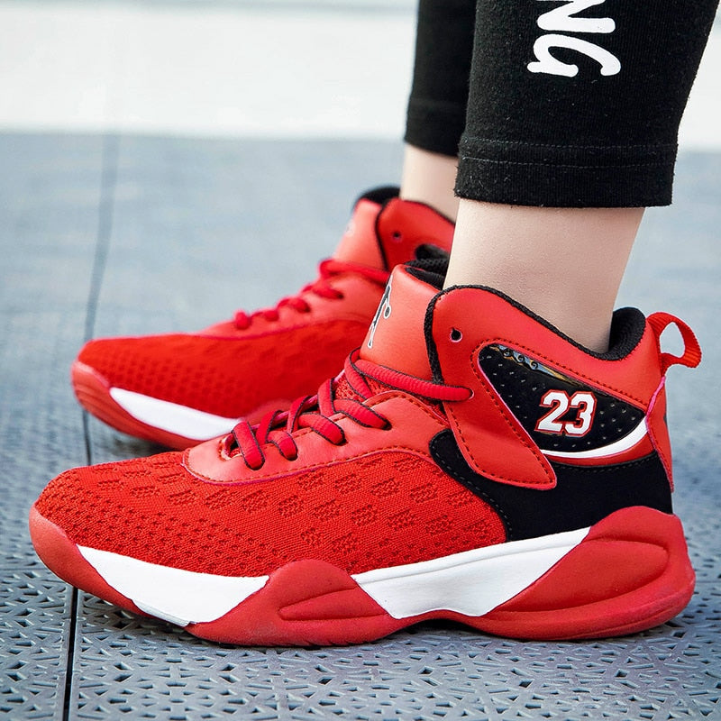 Boys Girls Basketball Shoes Brand Kids Sneakers High Quality Breathable Non-slip Sport Trainer Shoes The Clothing Company Sydney