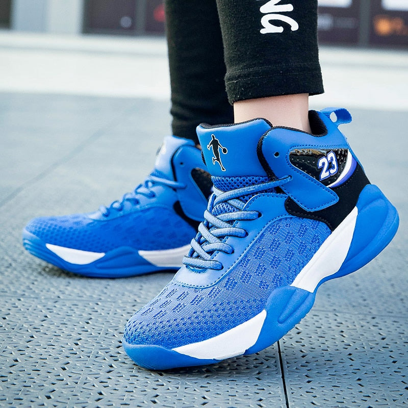 Boys Girls Basketball Shoes Brand Kids Sneakers High Quality Breathable Non-slip Sport Trainer Shoes The Clothing Company Sydney