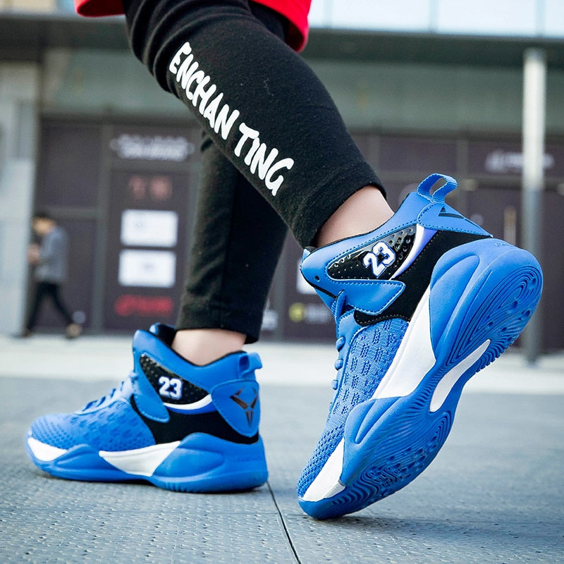 Boys Girls Basketball Shoes Brand Kids Sneakers High Quality Breathable Non-slip Sport Trainer Shoes The Clothing Company Sydney