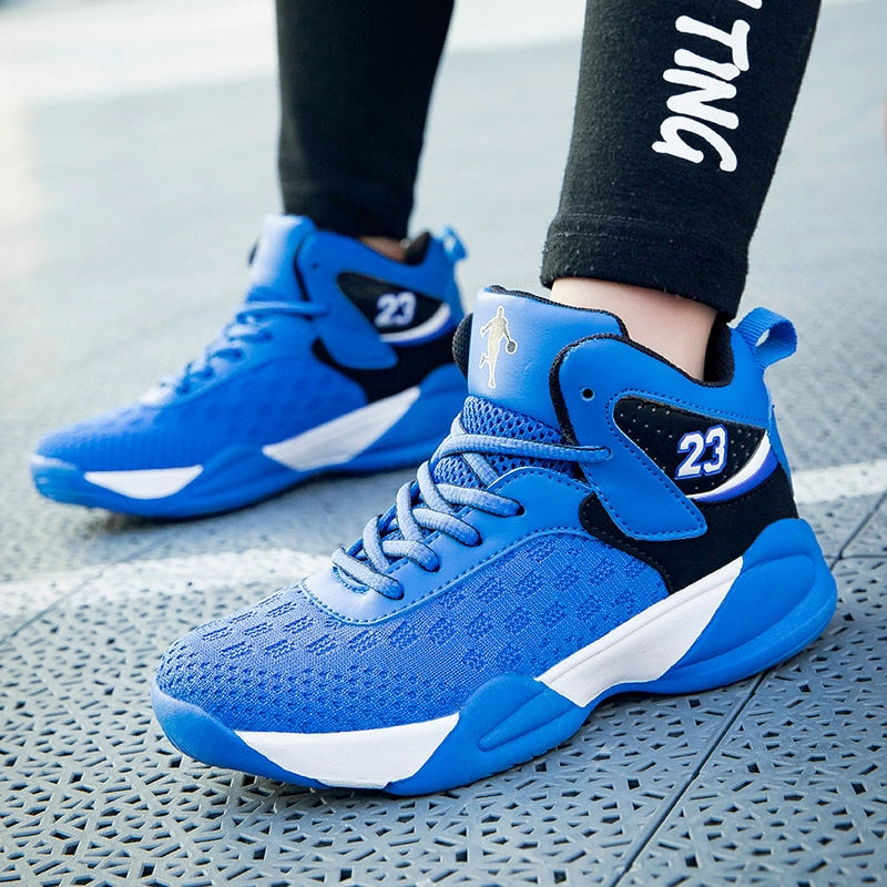 Boys Girls Basketball Shoes Brand Kids Sneakers High Quality Breathable Non-slip Sport Trainer Shoes The Clothing Company Sydney
