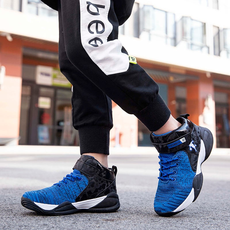 Boys Girls Basketball Shoes Brand Kids Sneakers High Quality Breathable Non-slip Sport Trainer Shoes The Clothing Company Sydney