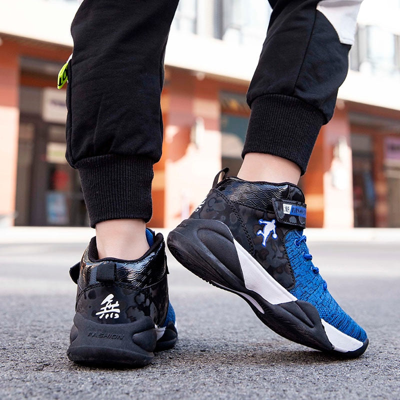 Boys Girls Basketball Shoes Brand Kids Sneakers High Quality Breathable Non-slip Sport Trainer Shoes The Clothing Company Sydney