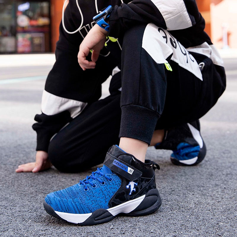 Boys Girls Basketball Shoes Brand Kids Sneakers High Quality Breathable Non-slip Sport Trainer Shoes The Clothing Company Sydney