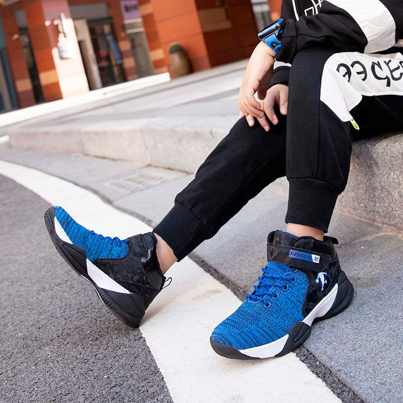 Boys Girls Basketball Shoes Brand Kids Sneakers High Quality Breathable Non-slip Sport Trainer Shoes The Clothing Company Sydney