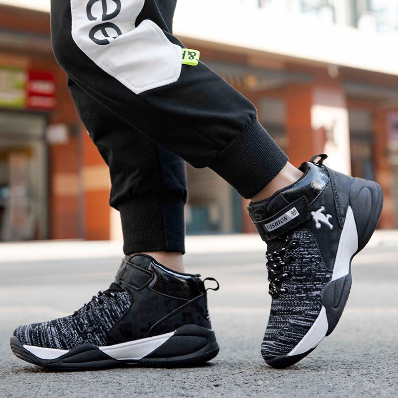 Boys Girls Basketball Shoes Brand Kids Sneakers High Quality Breathable Non-slip Sport Trainer Shoes The Clothing Company Sydney