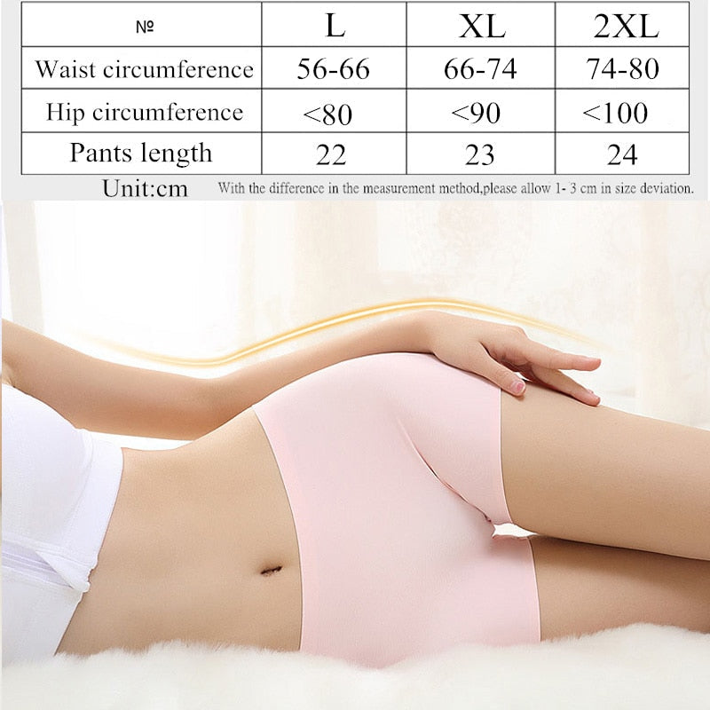 3 Pack Ladies Boyshorts Seamless Ice Silk Ladies Safety Short Pants Mid Waist Summer Breathable Boxer Undies Underwear The Clothing Company Sydney