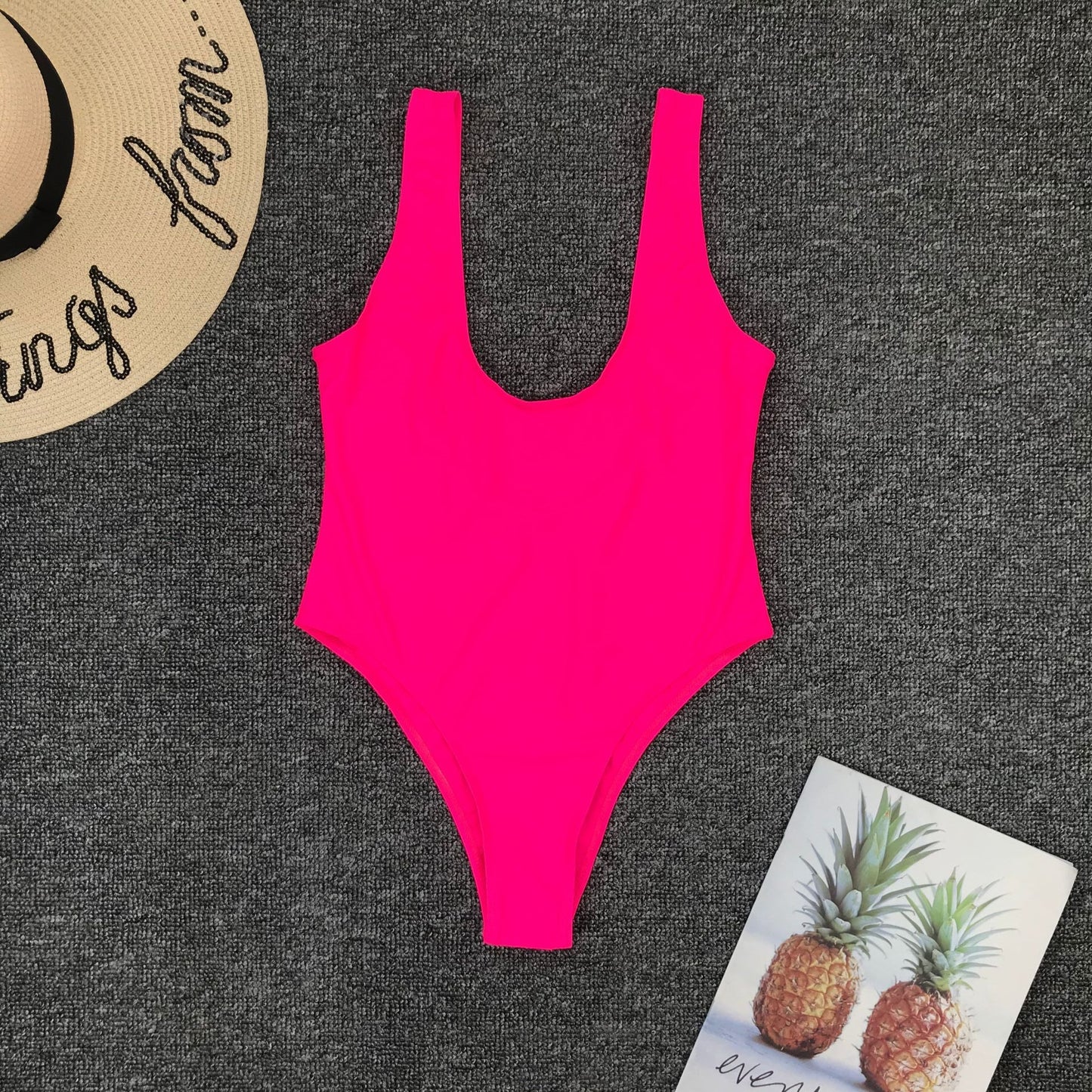 Vintage One Piece Ruffled Push Up Solid Swimwear Monokini Padded Bathing Suits Swimsuit The Clothing Company Sydney