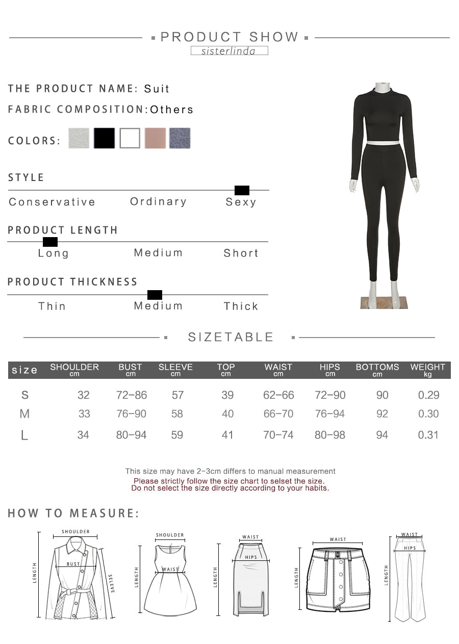 2 Piece Sporty Active Wear Matching Sets Fall Long Sleeve Tops Tees And Leggings Workout Outfits Sportwear The Clothing Company Sydney