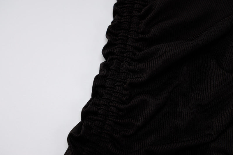 Drawstring Ruched Halter Backless Mini Club Party Summer Sleeveless Bodycon Dress The Clothing Company Sydney