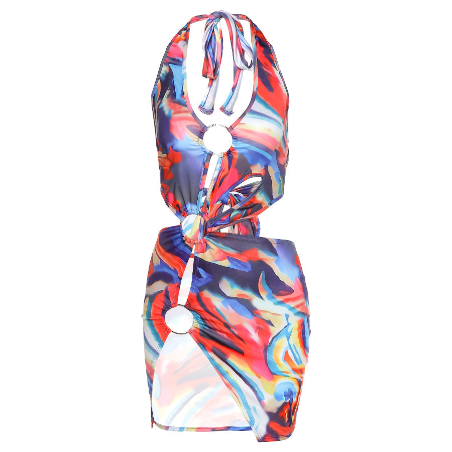 Bodycon Halter Dresses Sleeveless Casual Holiday Beach Mini Dress Club Party Outfits The Clothing Company Sydney