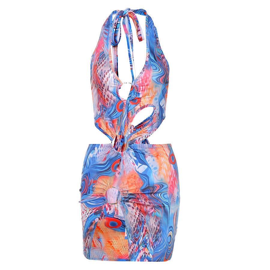 Bodycon Halter Dresses Sleeveless Casual Holiday Beach Mini Dress Club Party Outfits The Clothing Company Sydney