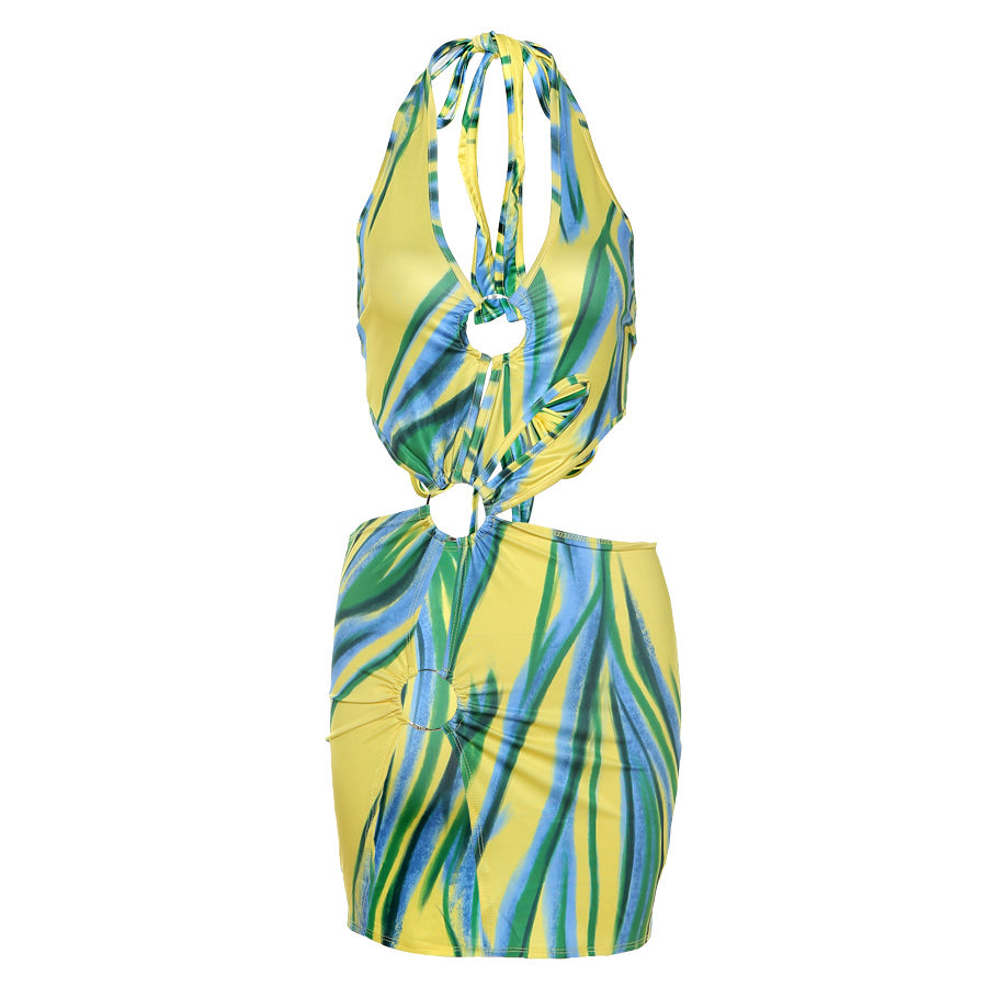 Bodycon Halter Dresses Sleeveless Casual Holiday Beach Mini Dress Club Party Outfits The Clothing Company Sydney