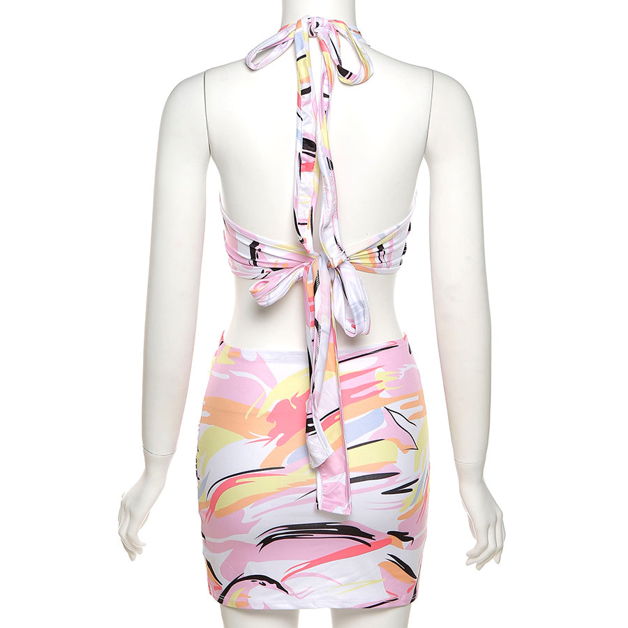 Bodycon Halter Dresses Sleeveless Casual Holiday Beach Mini Dress Club Party Outfits The Clothing Company Sydney