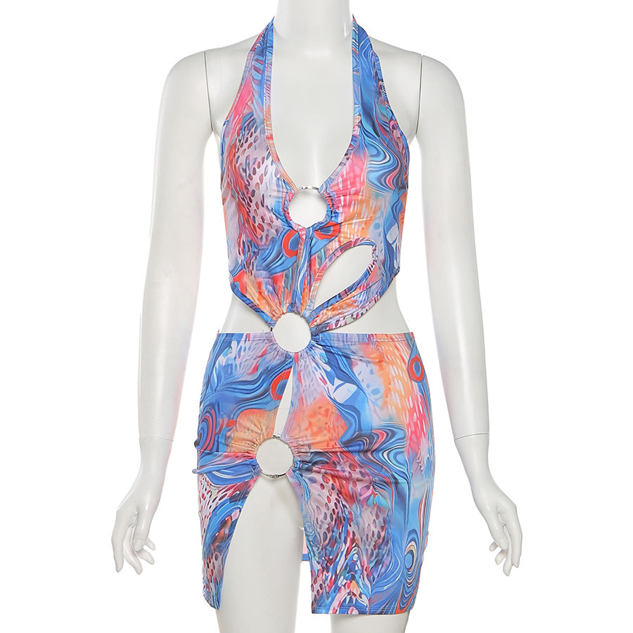 Bodycon Halter Dresses Sleeveless Casual Holiday Beach Mini Dress Club Party Outfits The Clothing Company Sydney