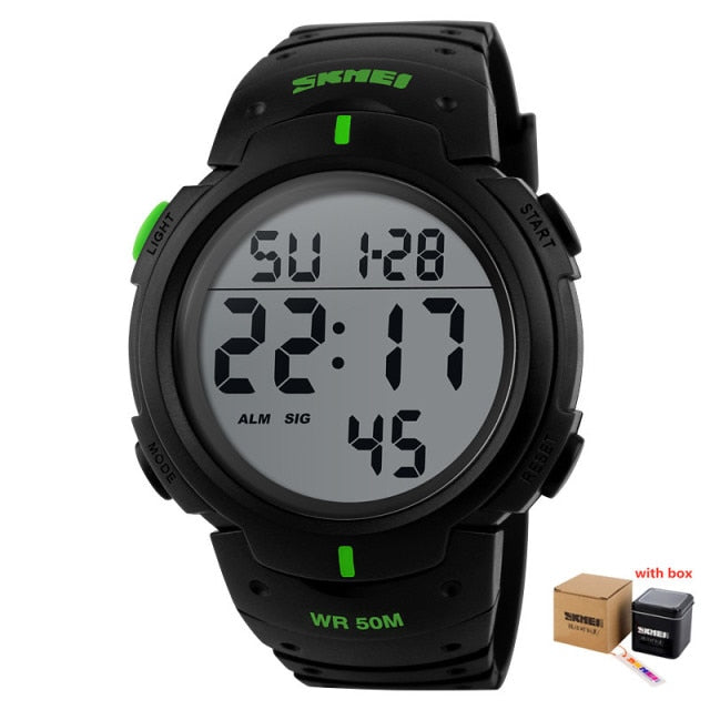 Men Ladies Sports Watches Chronos Countdown Watch Waterproof LED Digital Watch The Clothing Company Sydney