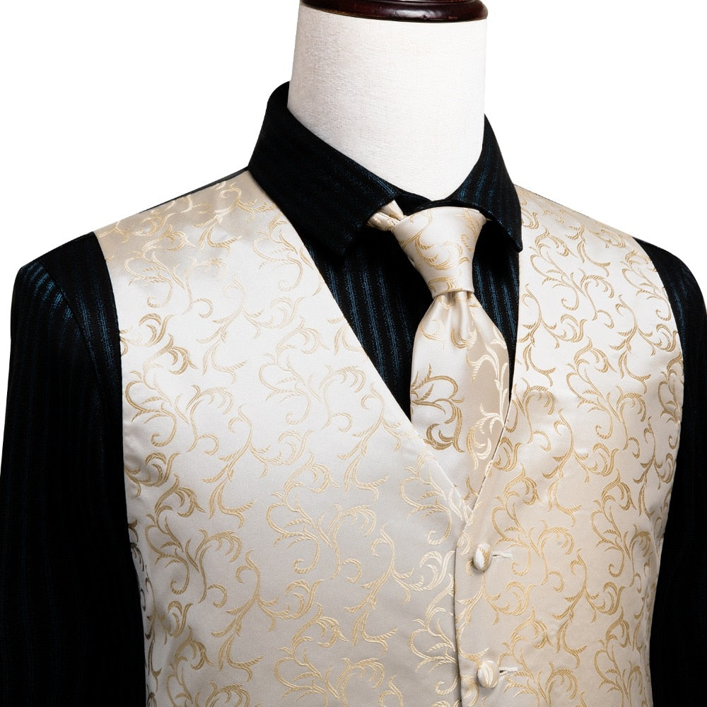 Men's Vests and Tie Business Formal Dresses Slim Vest 4piece Hanky cufflinks for Suit Blue Paisley Waistcoat The Clothing Company Sydney