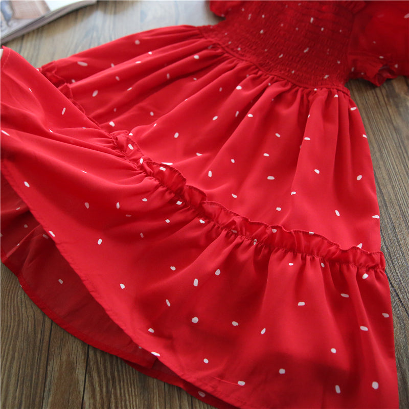 Girls Princess Kids Summer Fairy Puff Short Sleeve Elegant Birthday Party Ball Gown Dress The Clothing Company Sydney