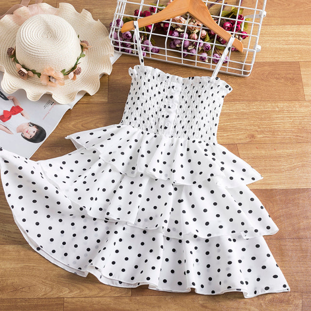 Girls Princess Kids Summer Fairy Puff Short Sleeve Elegant Birthday Party Ball Gown Dress The Clothing Company Sydney