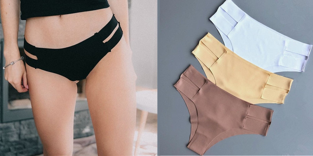 3 Pack Seamless Panty Set Underwear Low Waist Briefs Underpants Lingerie Panties The Clothing Company Sydney