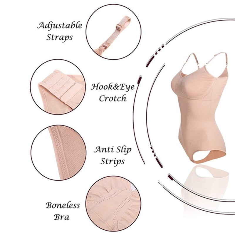 Bodysuit Shapewear Full Body Shaper Waist Trainer Underwear Shaper The Clothing Company Sydney