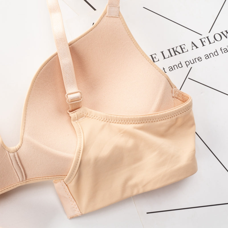 2 Piece Seamless Bra Underwear Push Up Wireless Lingerie Adjusted-straps Simple Style Comfortable Brief Undies Set The Clothing Company Sydney