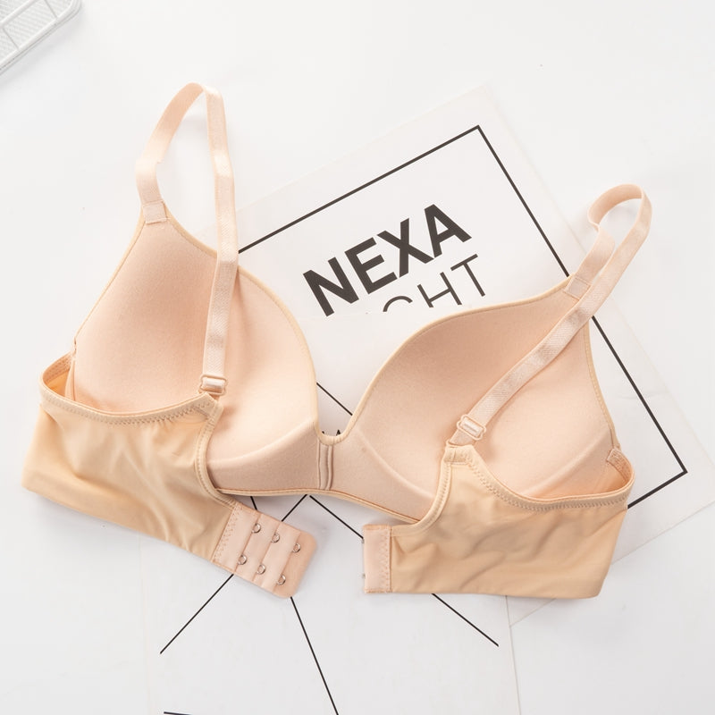 2 Piece Seamless Bra Underwear Push Up Wireless Lingerie Adjusted-straps Simple Style Comfortable Brief Undies Set The Clothing Company Sydney