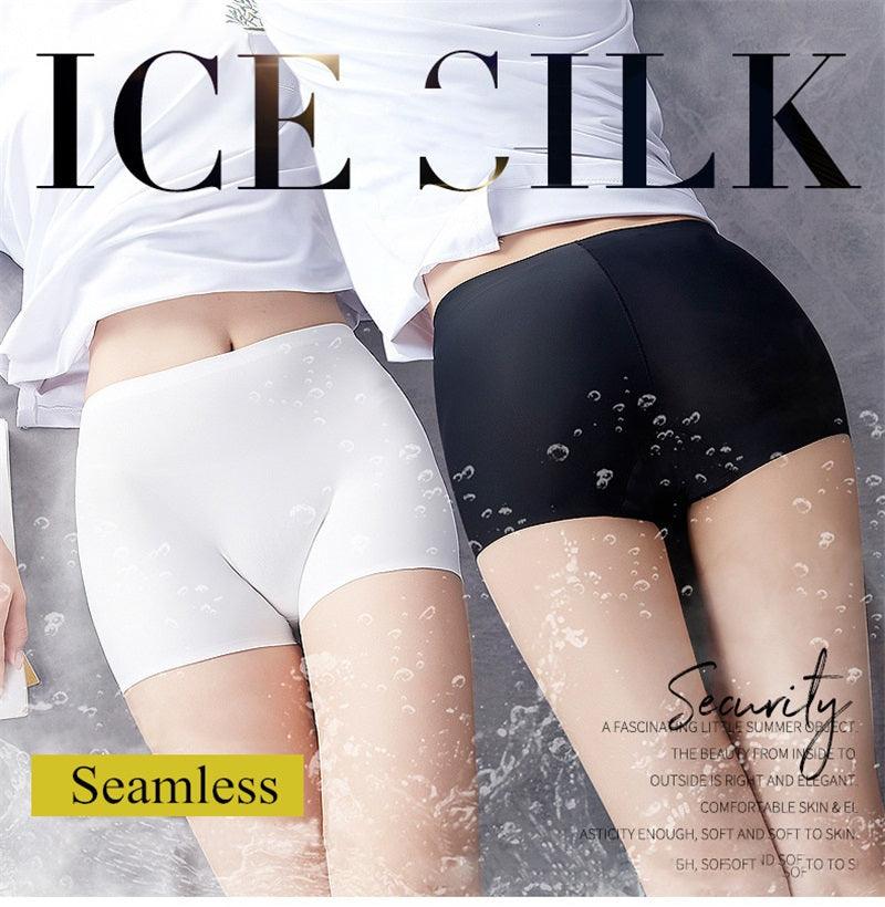2 Pack Set Women's Boxer Seamless Boyshorts Ice Silk Ladies Safety Short Pants Mid Waist Summer Breathable Boyshorts The Clothing Company Sydney